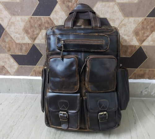 Delaware Leather Backpack