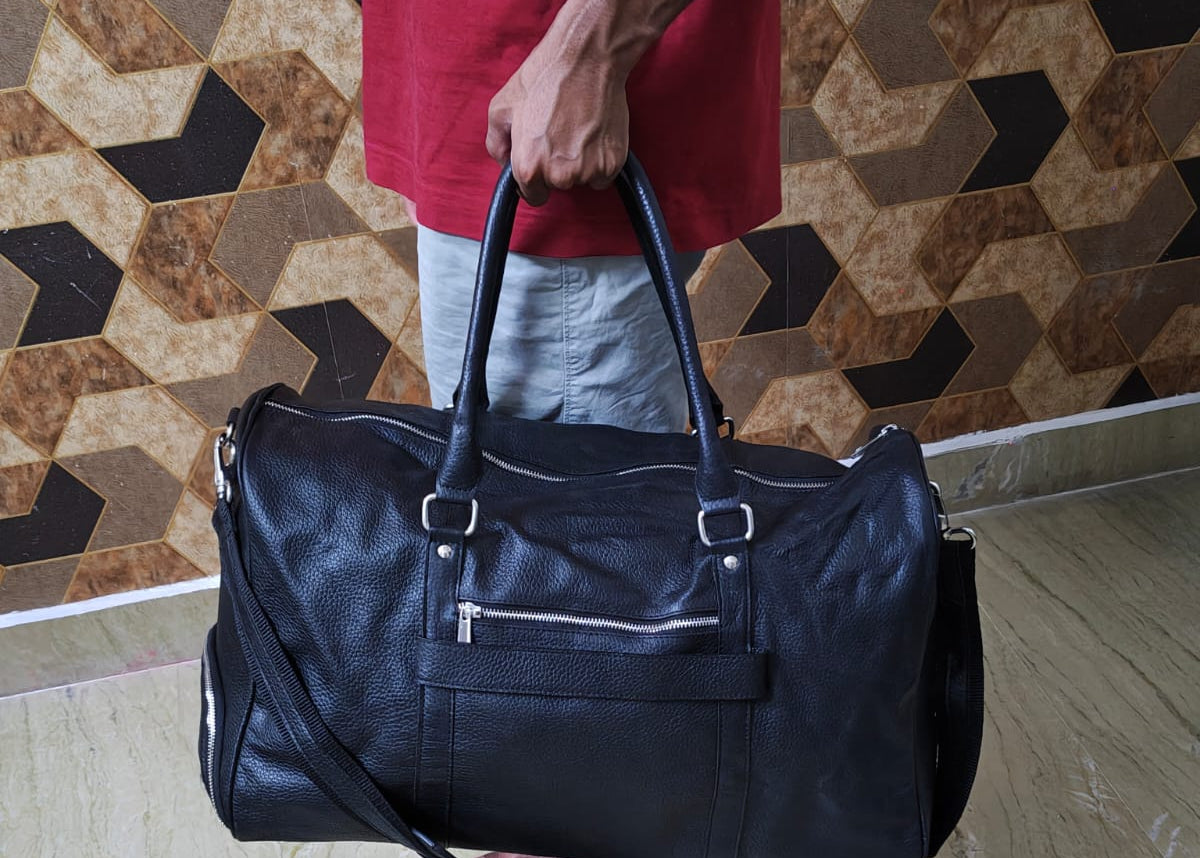 Las Vegas Leather Duffel Bag