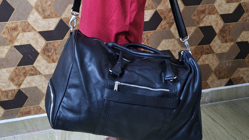 Las Vegas Leather Duffel Bag