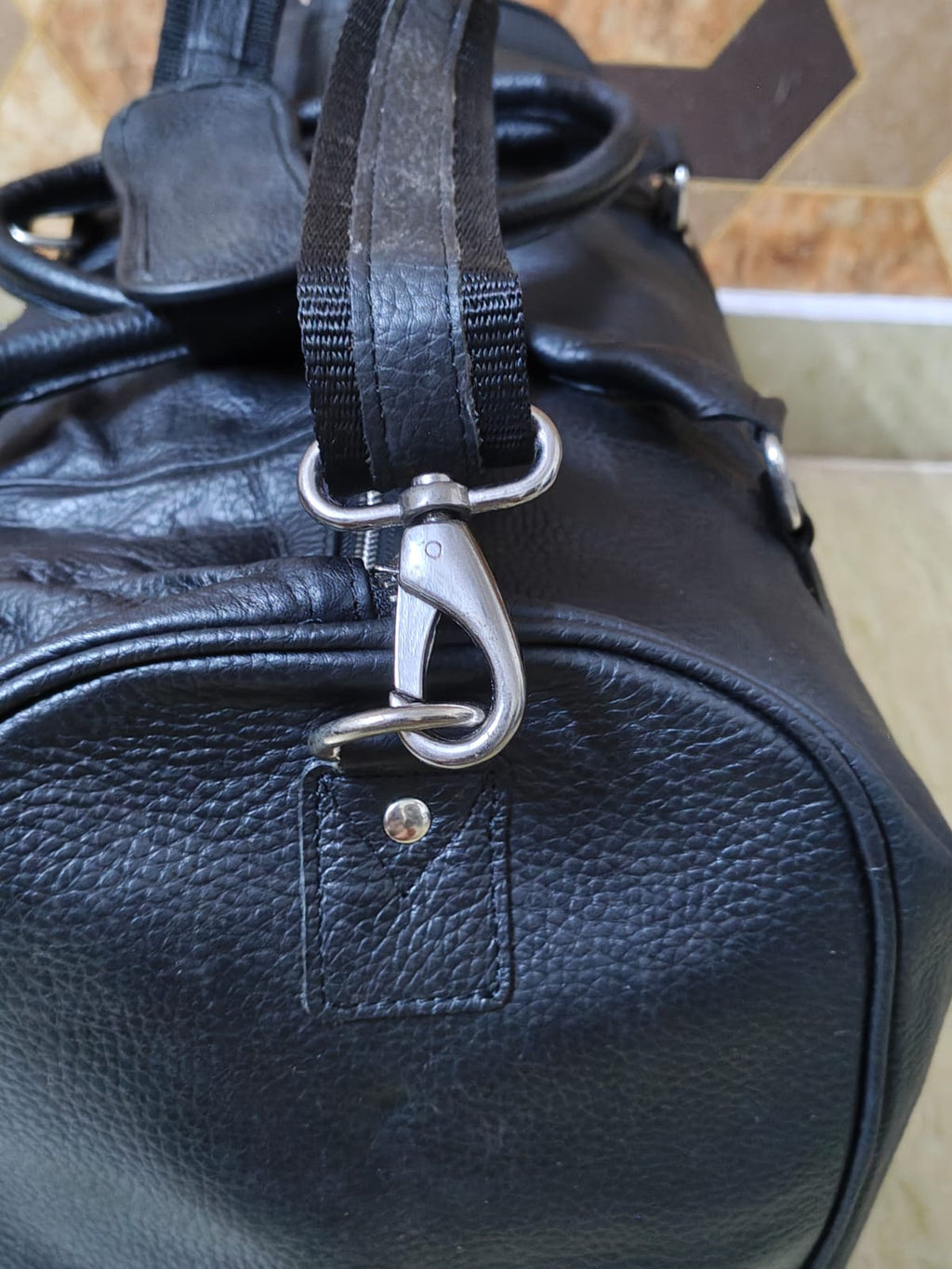 Las Vegas Leather Duffel Bag