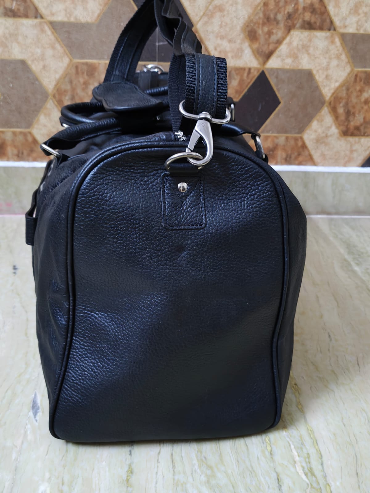 Las Vegas Leather Duffel Bag
