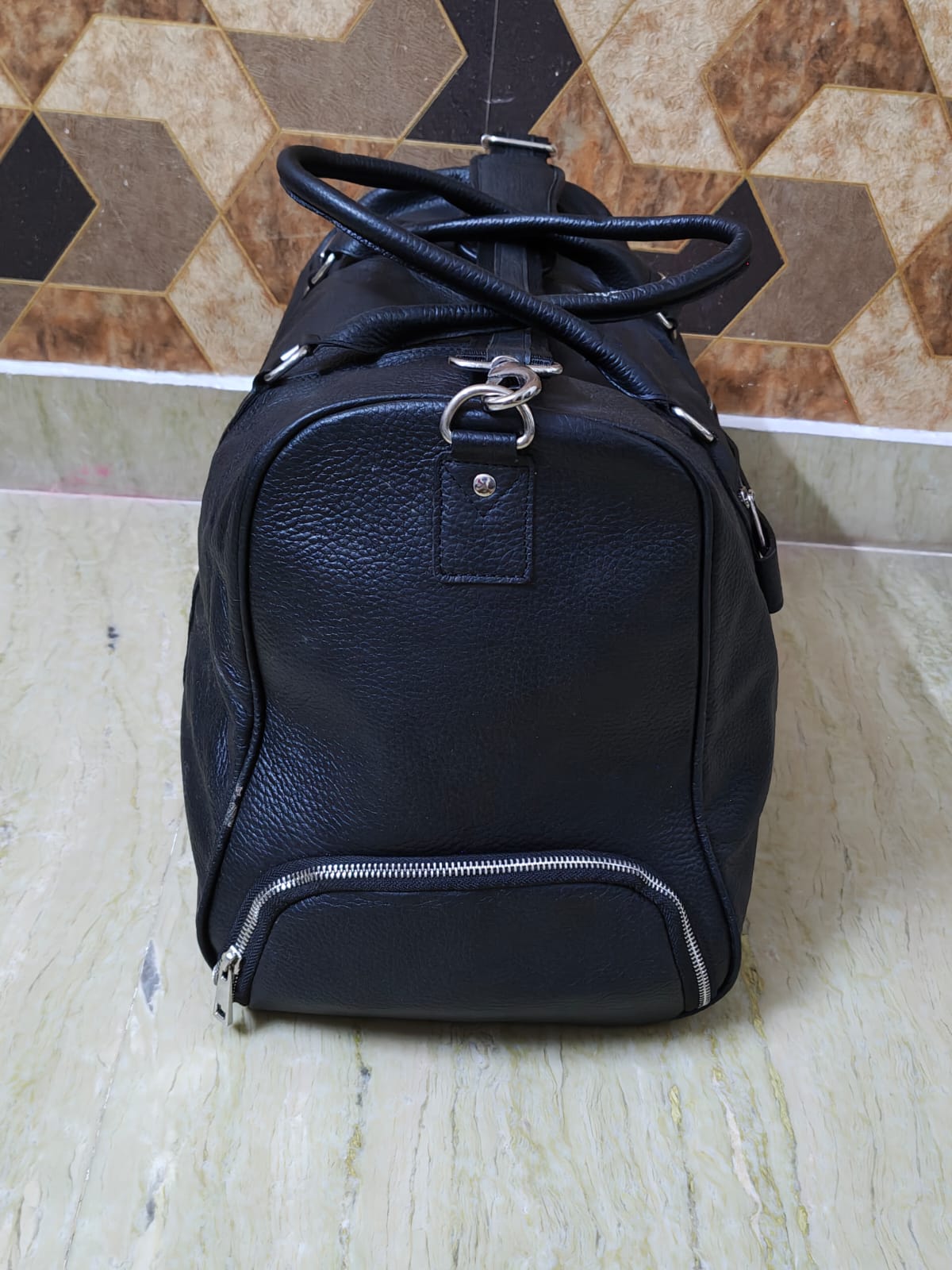 Las Vegas Leather Duffel Bag