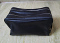 Midnight Leather Toiletry Bag (Black)