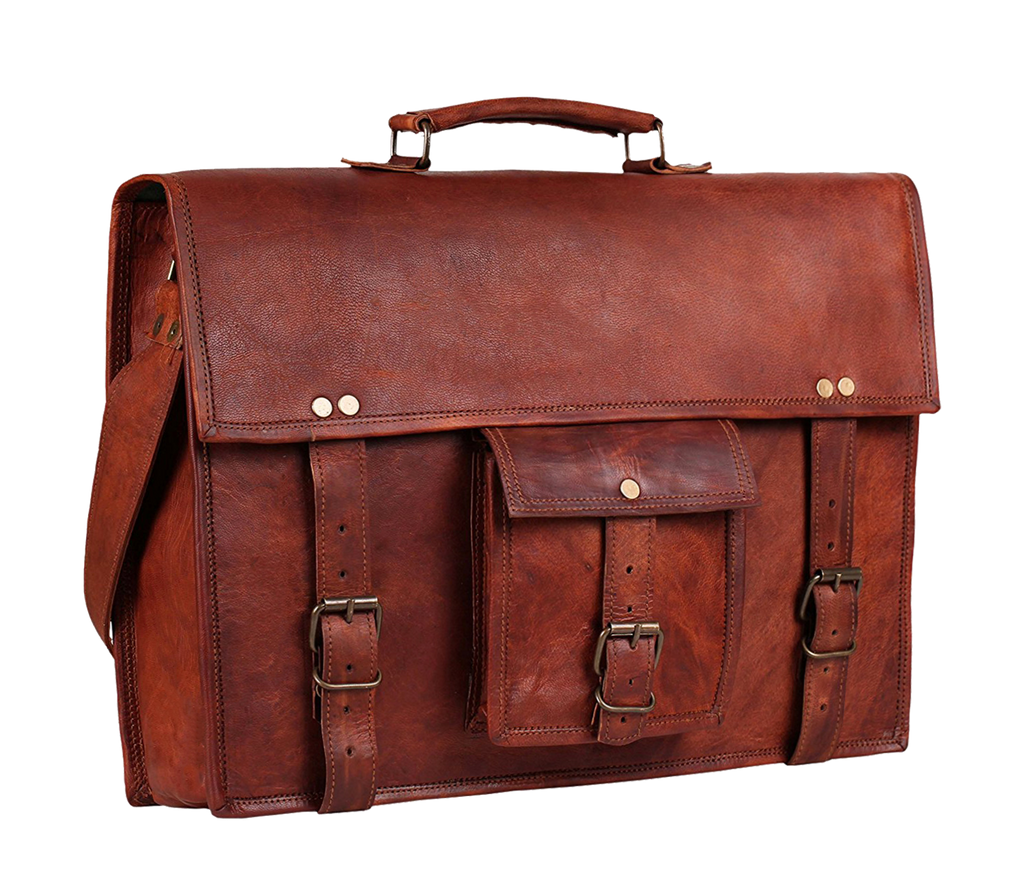 Denver Leather Briefcase Bag
