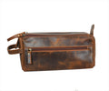 Personalized Leather Toiletry Bag for Men