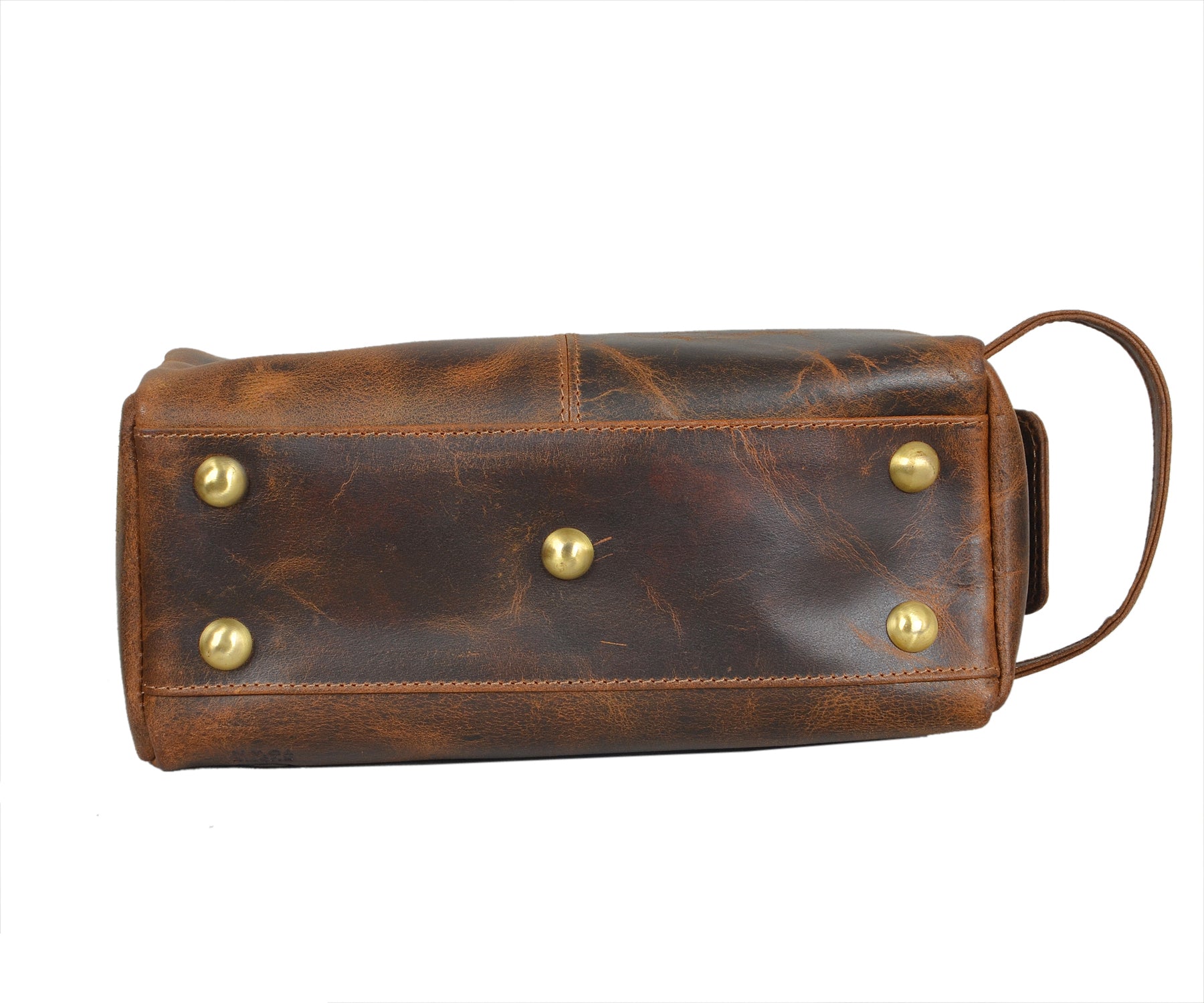 Personalized Leather Toiletry Bag for Men