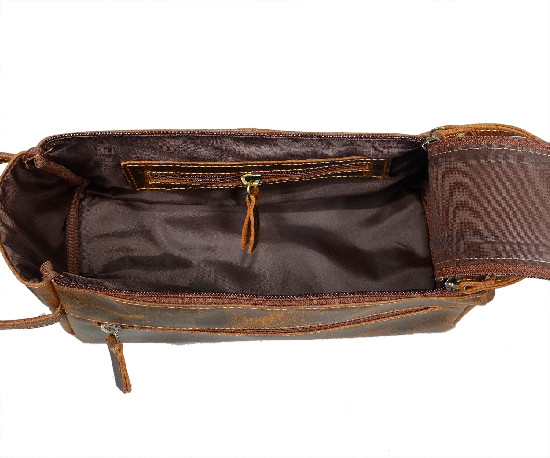 Personalized Leather Toiletry Bag for Men