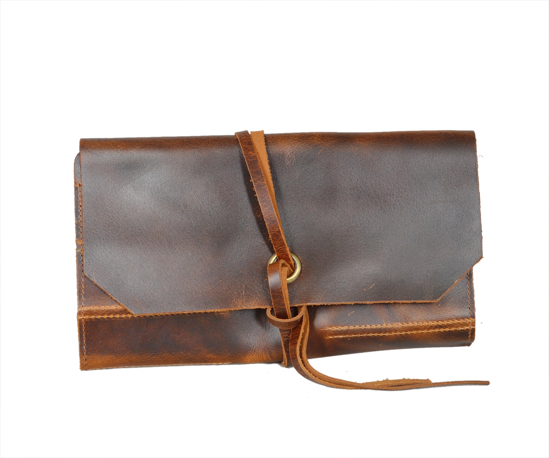 Leather Tool Roll Up Pouch Wrench Roll Chisel Bag
