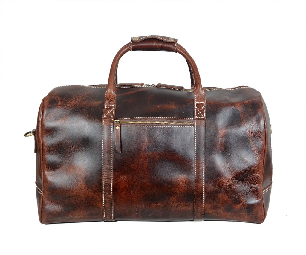 Solo Leather Travel Duffel Bags (Mullberry)