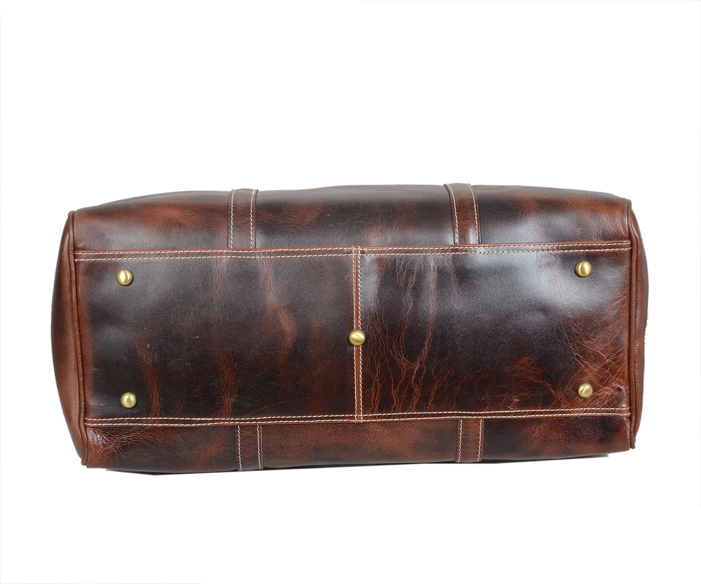 Solo Leather Travel Duffel Bags (Mullberry)