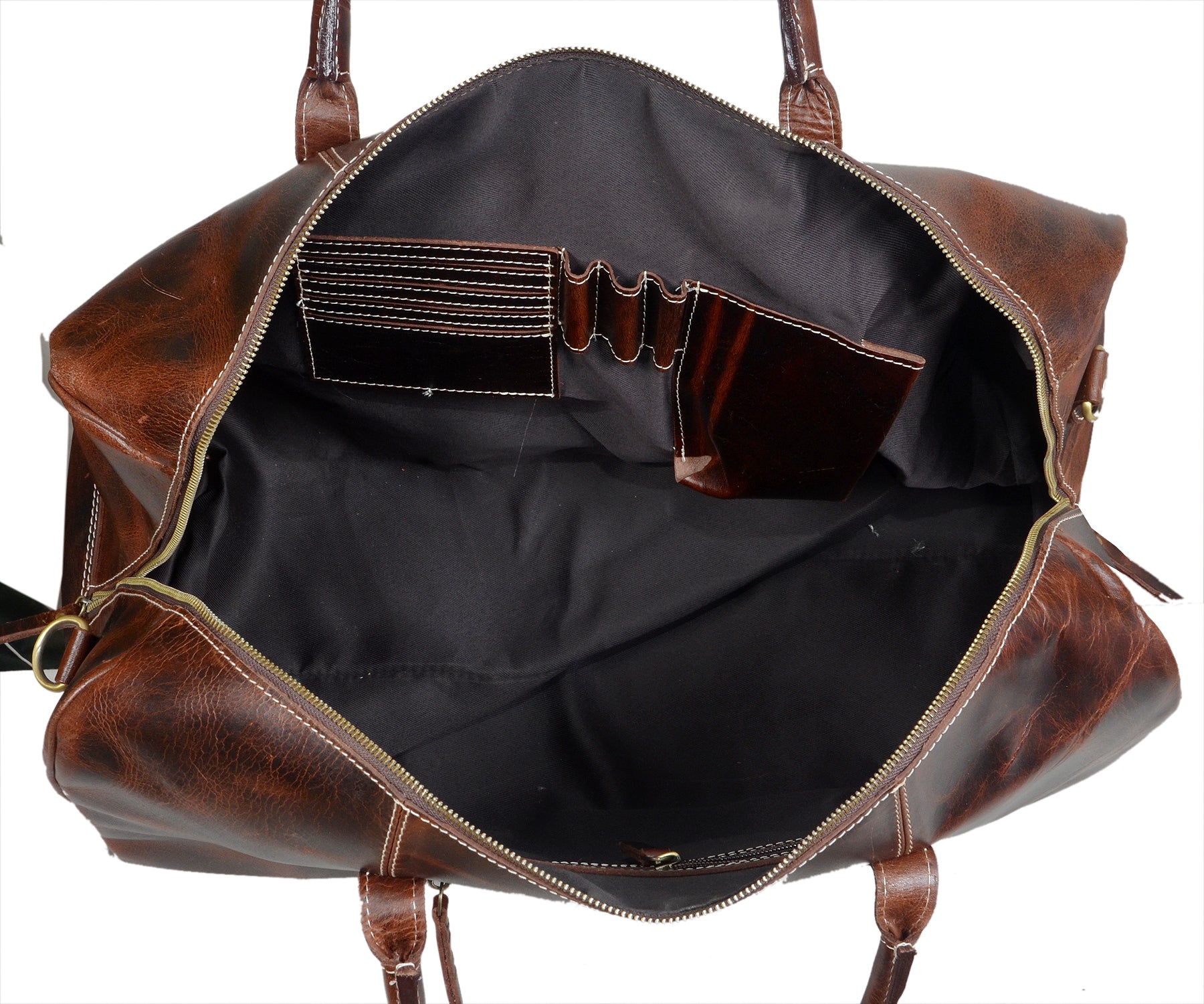 Solo Leather Travel Duffel Bags (Mullberry)