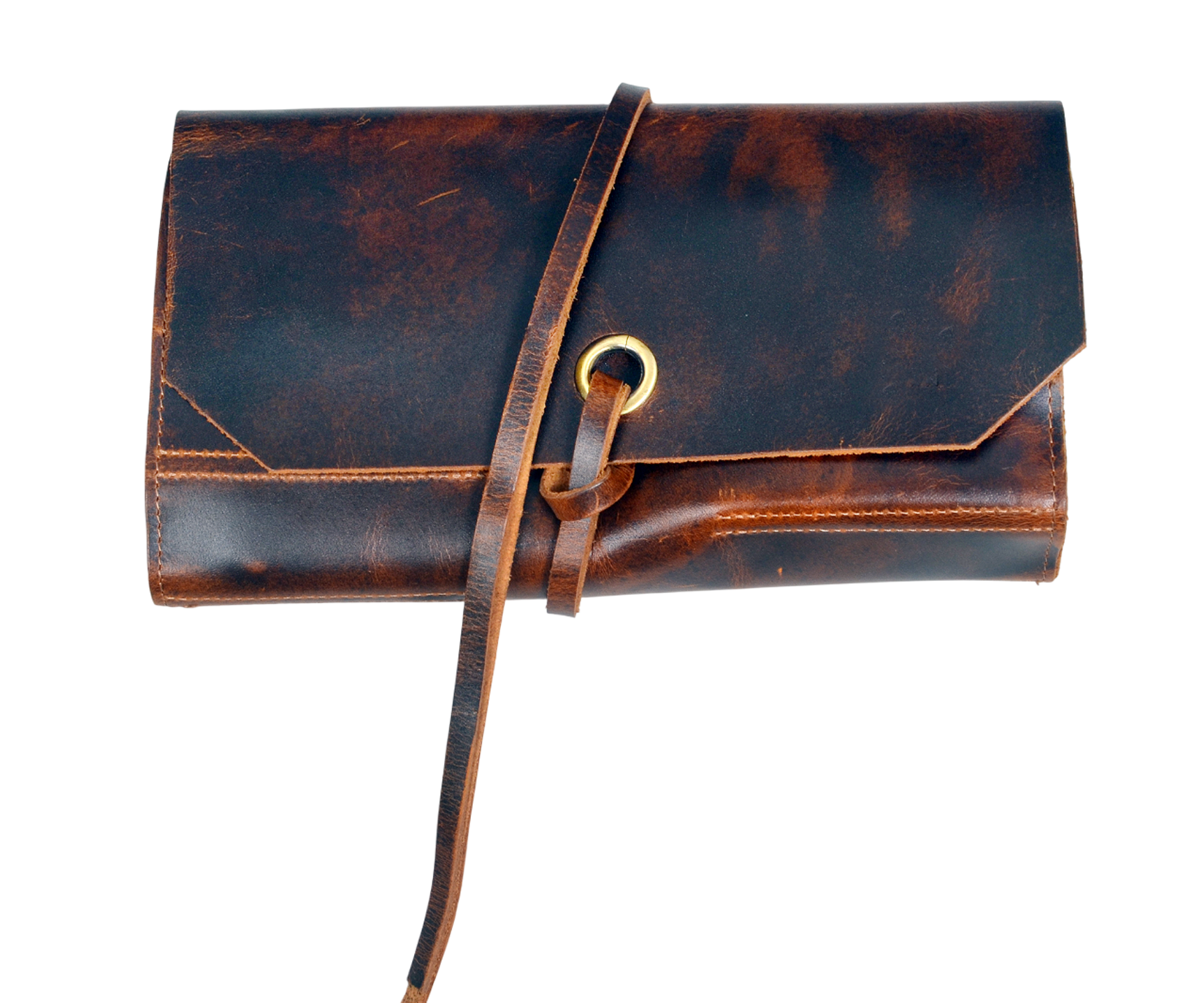 Leather Tool Roll Up Pouch Wrench Roll Chisel Bag