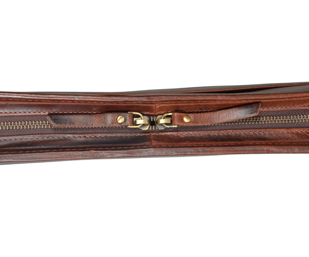 Premium Qualıty Full-Grain Leather Portfolio (Dark Brown)