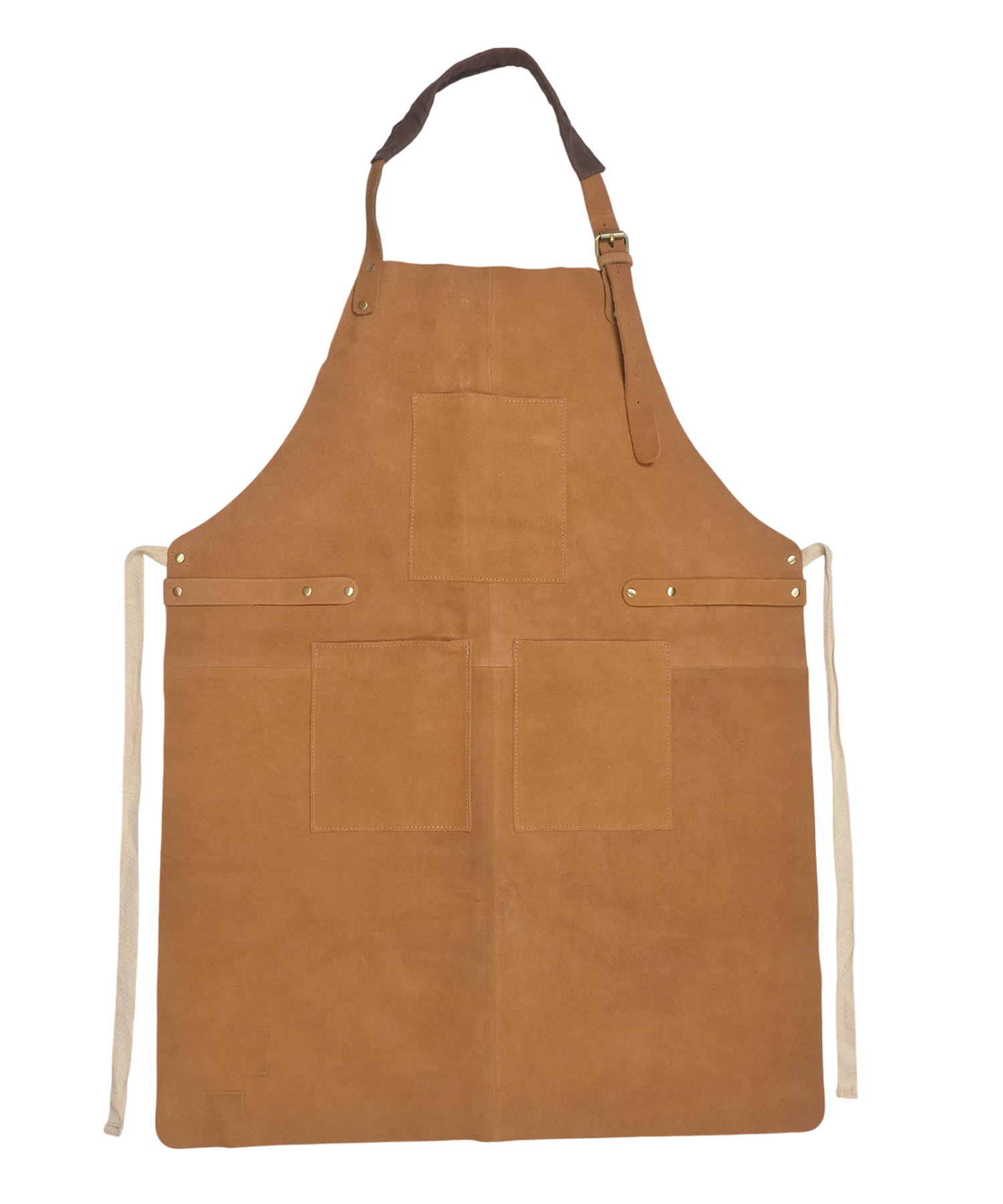 Leather Grill Apron Cooking Aprons for Chefs & BBQ Cooks