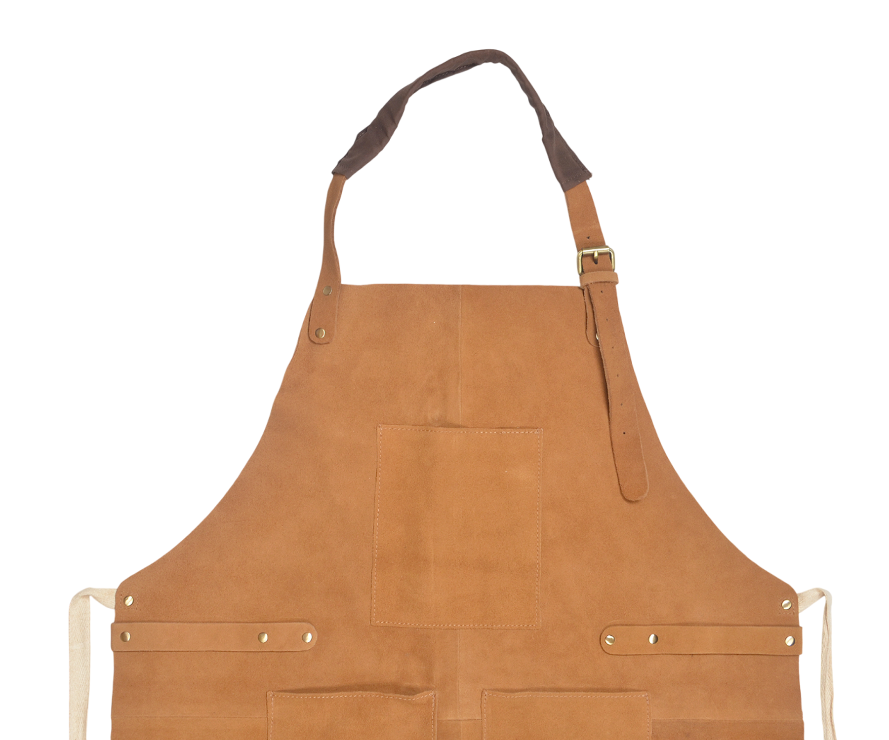 Leather Grill Apron Cooking Aprons for Chefs & BBQ Cooks