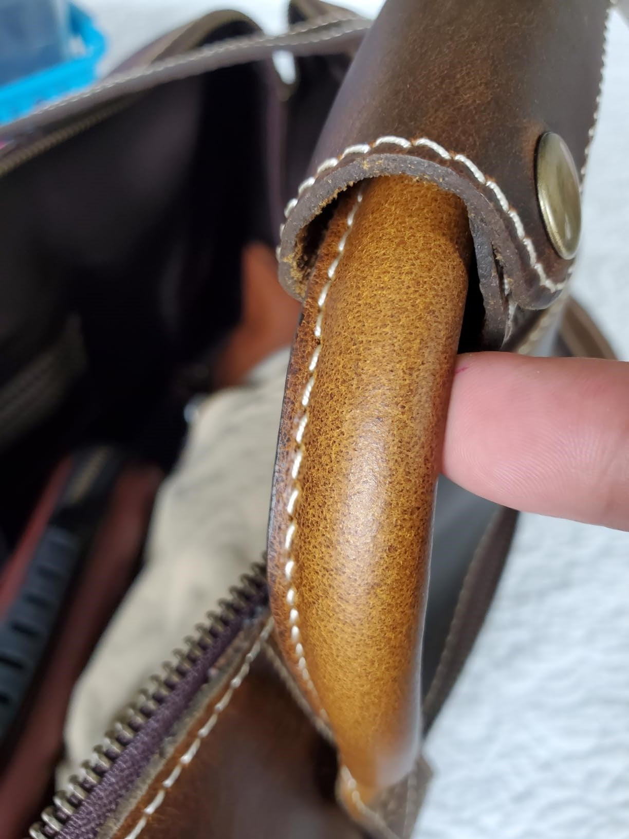 Solo Leather Travel Duffel Bags (Brown)