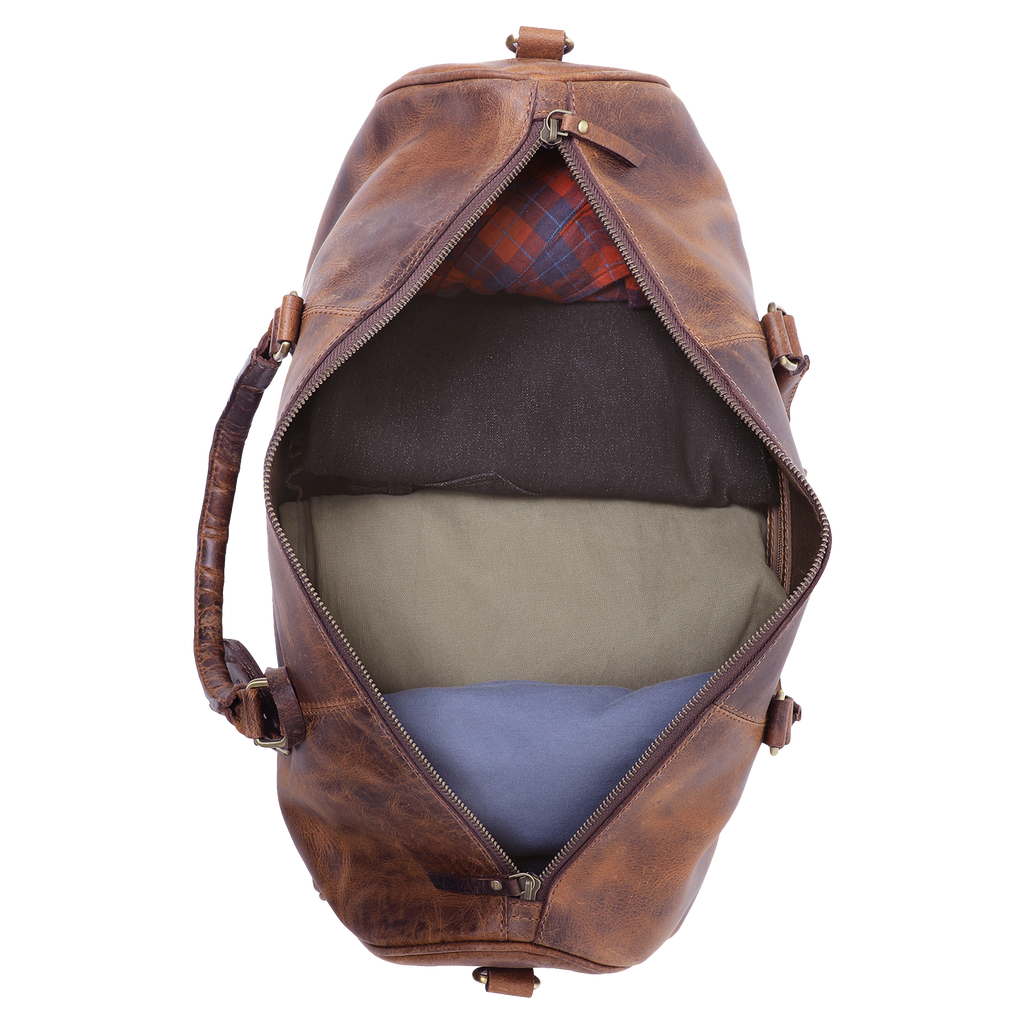 Portland Leather Travel Duffel Bag