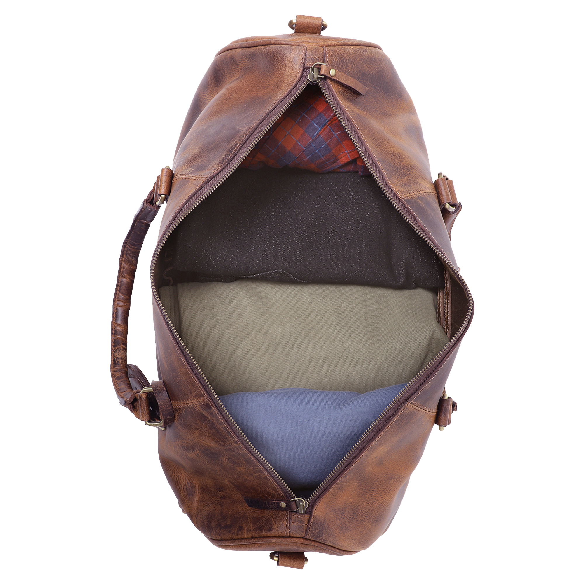 Portland Leather Travel Duffel Bag