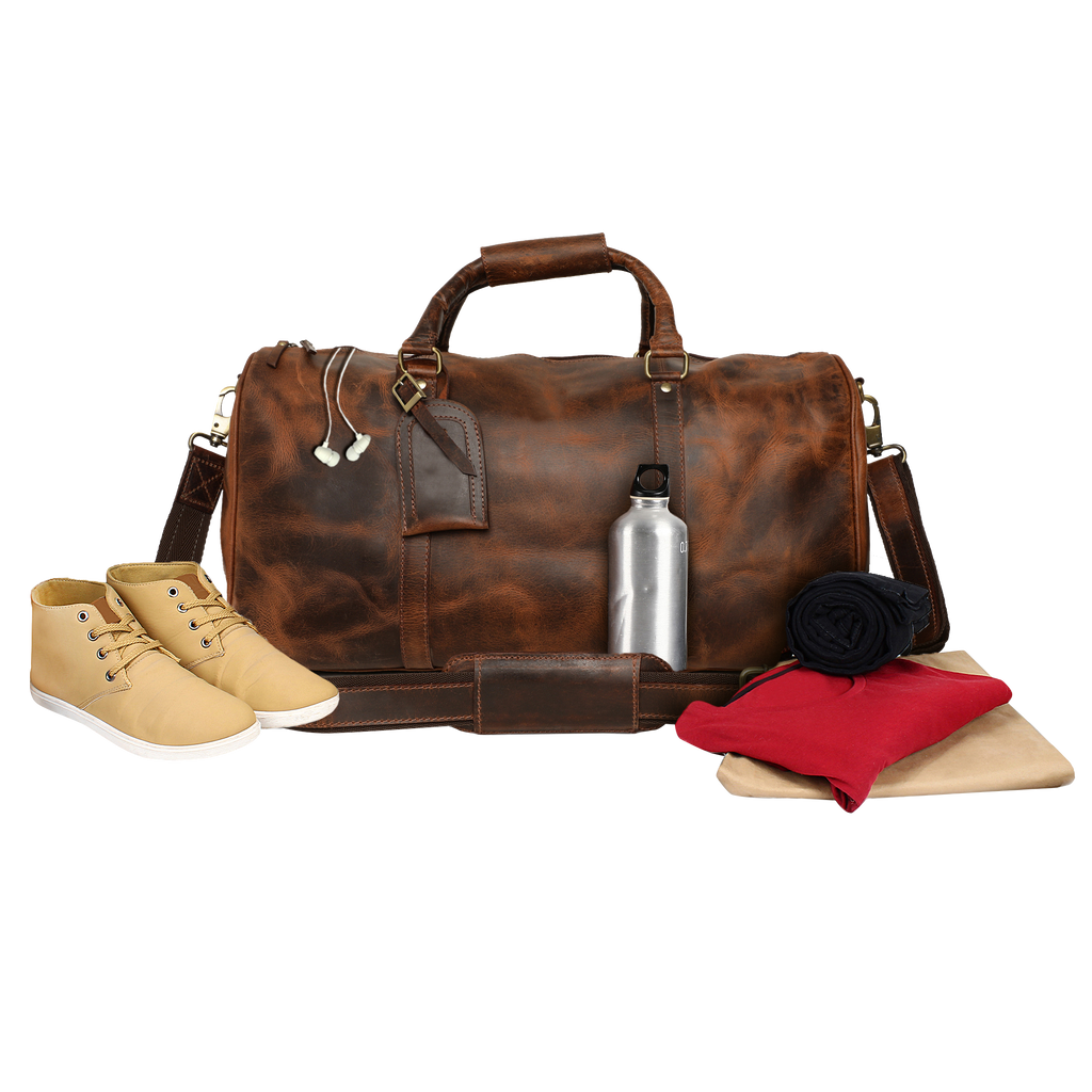 Portland Leather Travel Duffel Bag