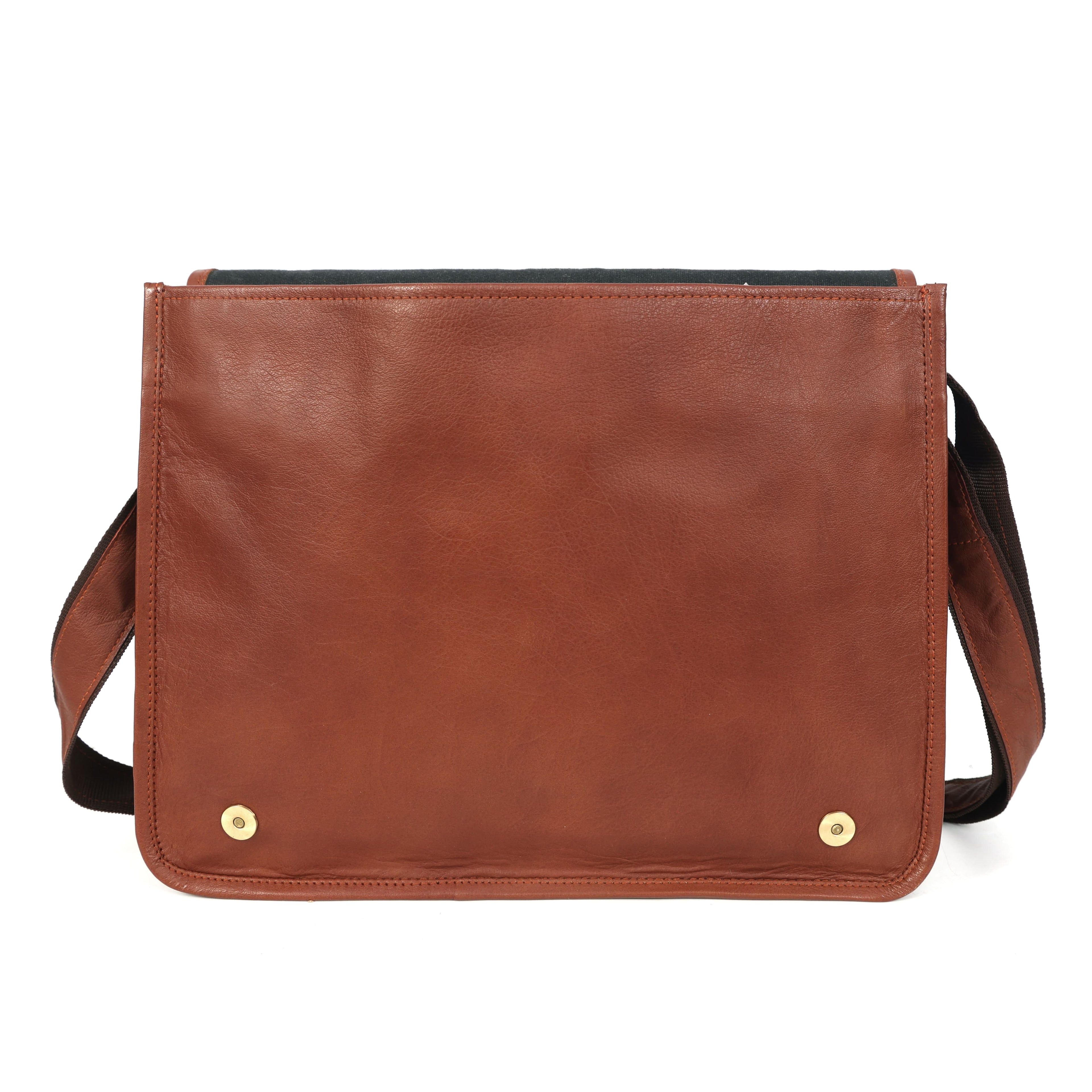 Yangtze Leather Messenger Bag