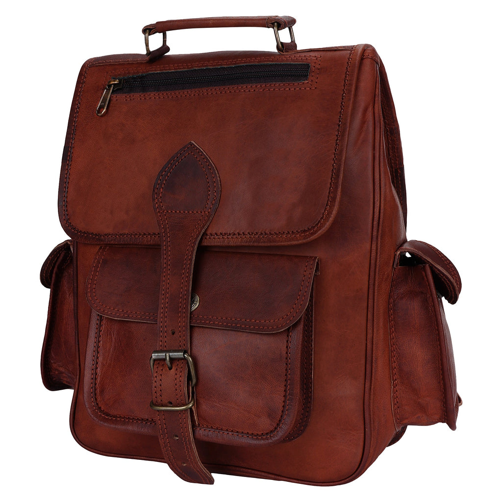 Handmade Leather Rucksack