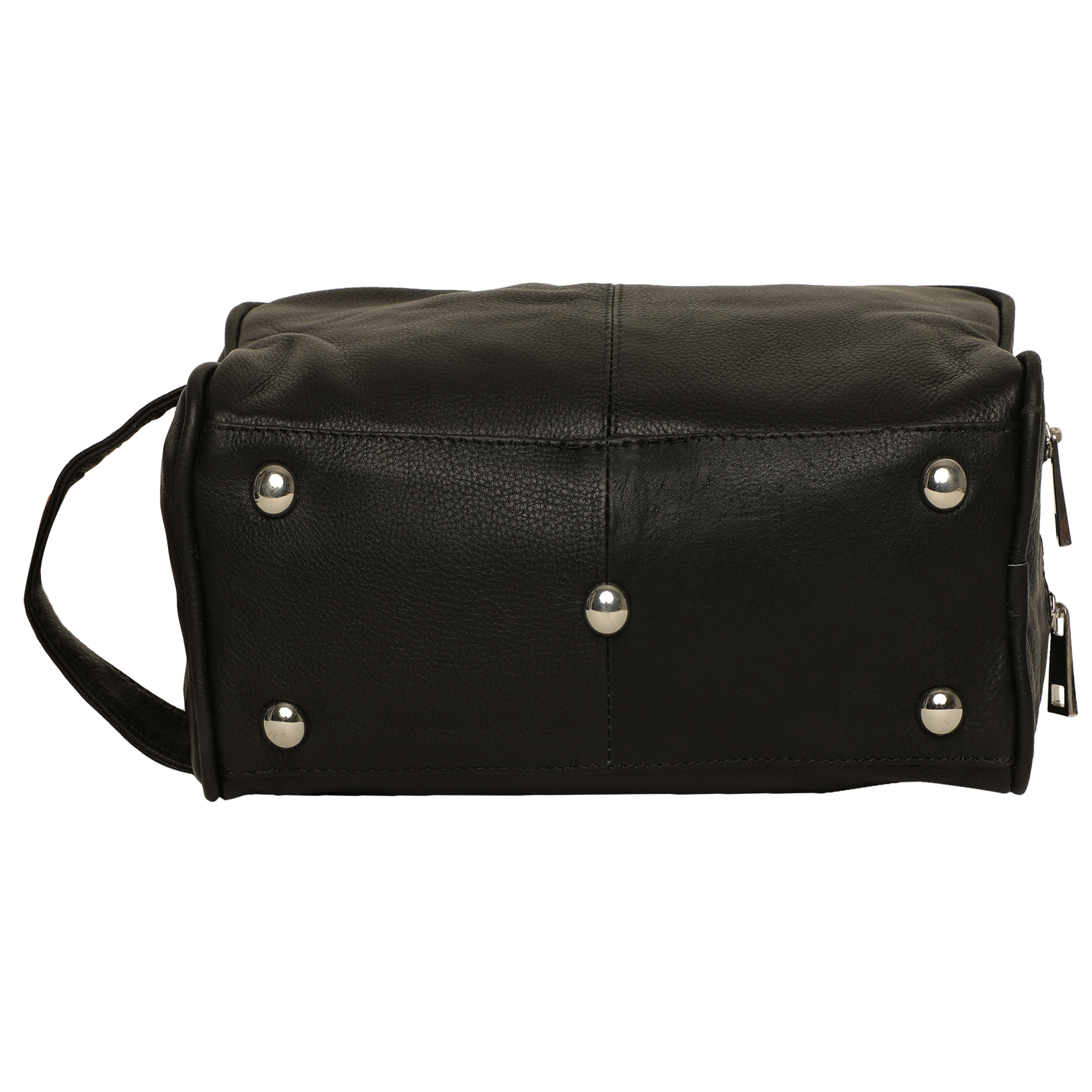 Midnight Leather Toiletry Bag (Black)