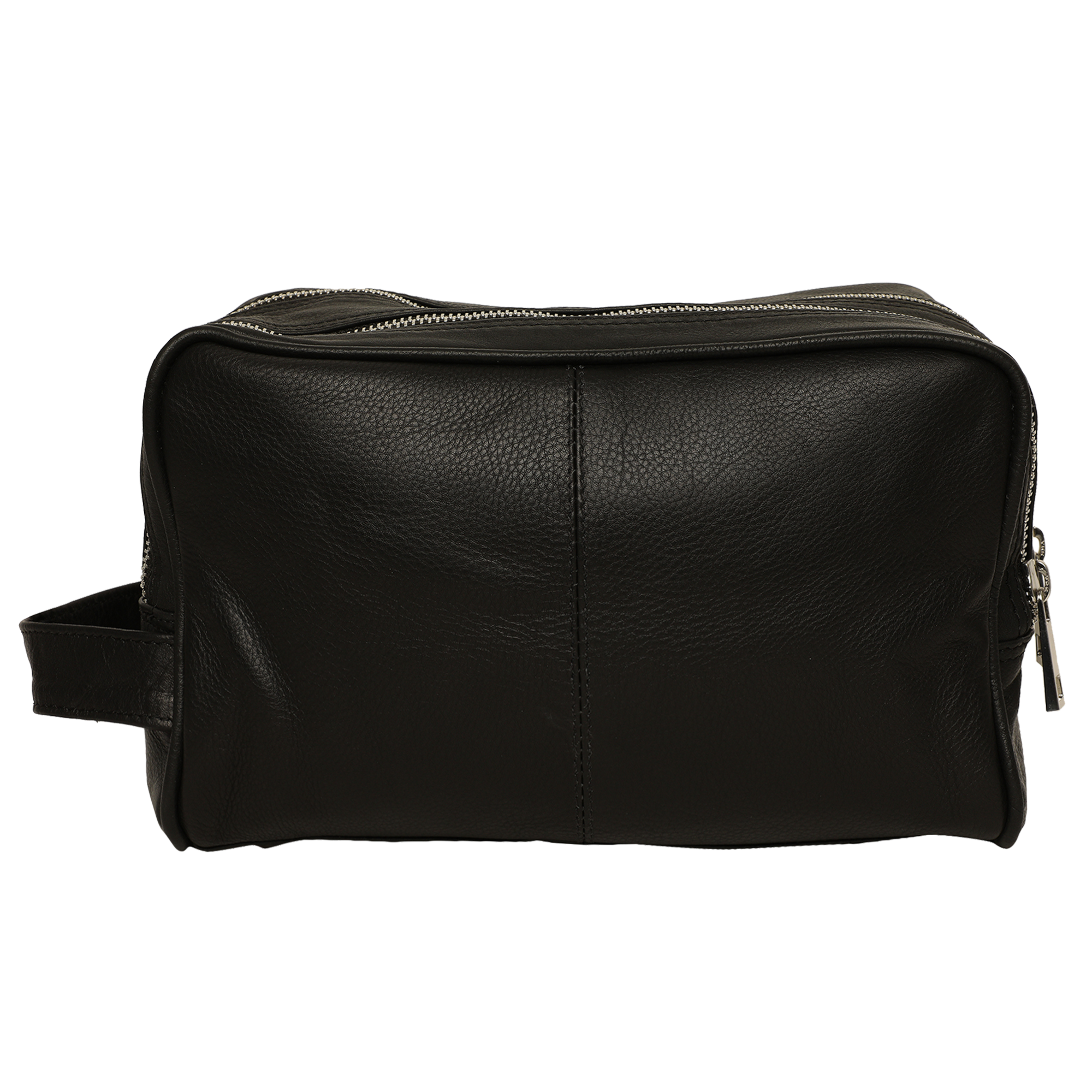 Midnight Leather Toiletry Bag (Black)
