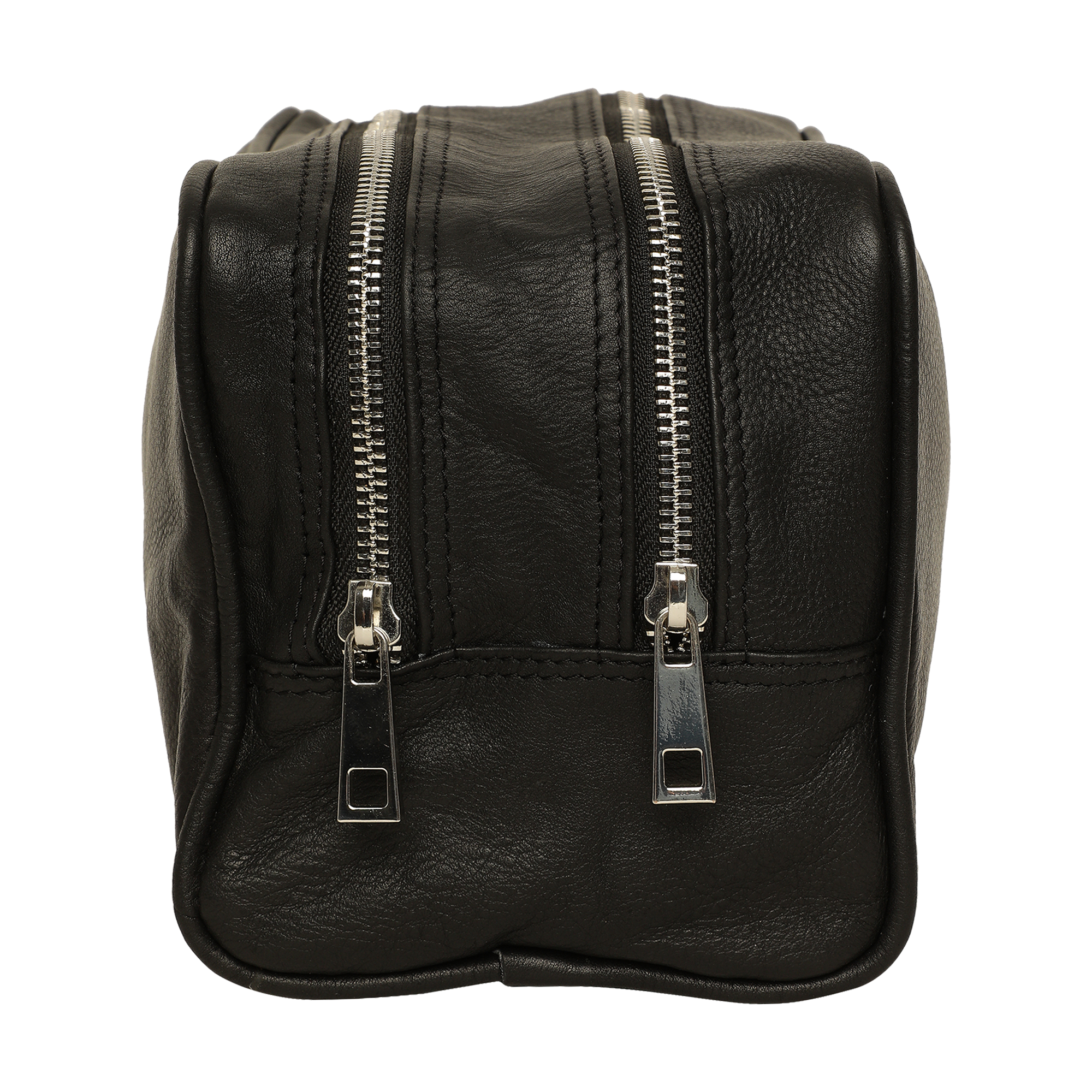 Midnight Leather Toiletry Bag (Black)