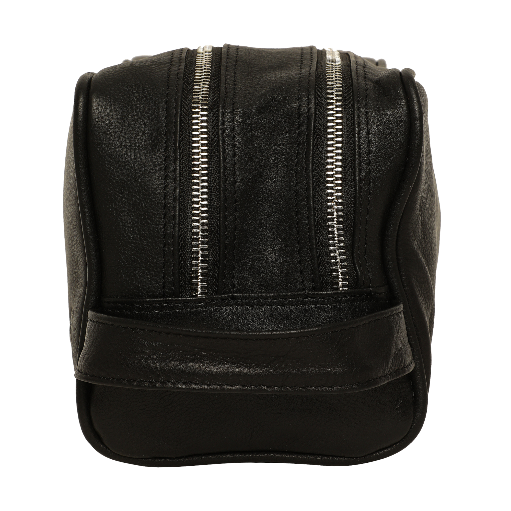 Midnight Leather Toiletry Bag (Black)