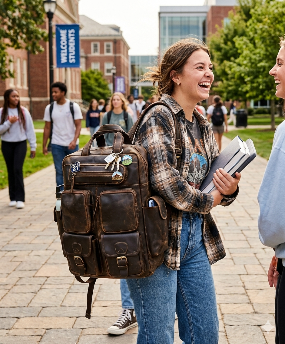 Delaware Leather Backpack
