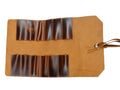 Leather Tool Roll Up Pouch Wrench Roll Chisel Bag (12 Slots)